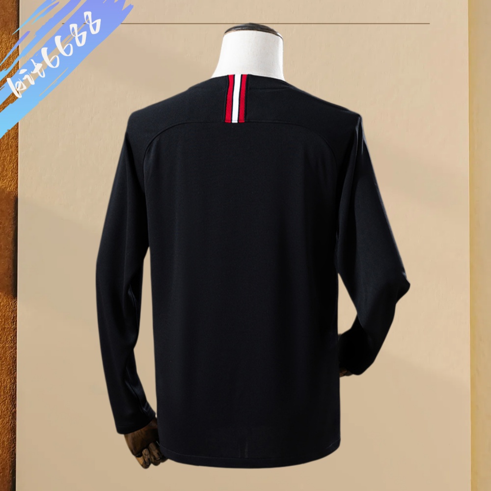 2018/2019 PSG Paris Saint-Germain Third Away Long Sleeve Retro Football Shirt (Retro)