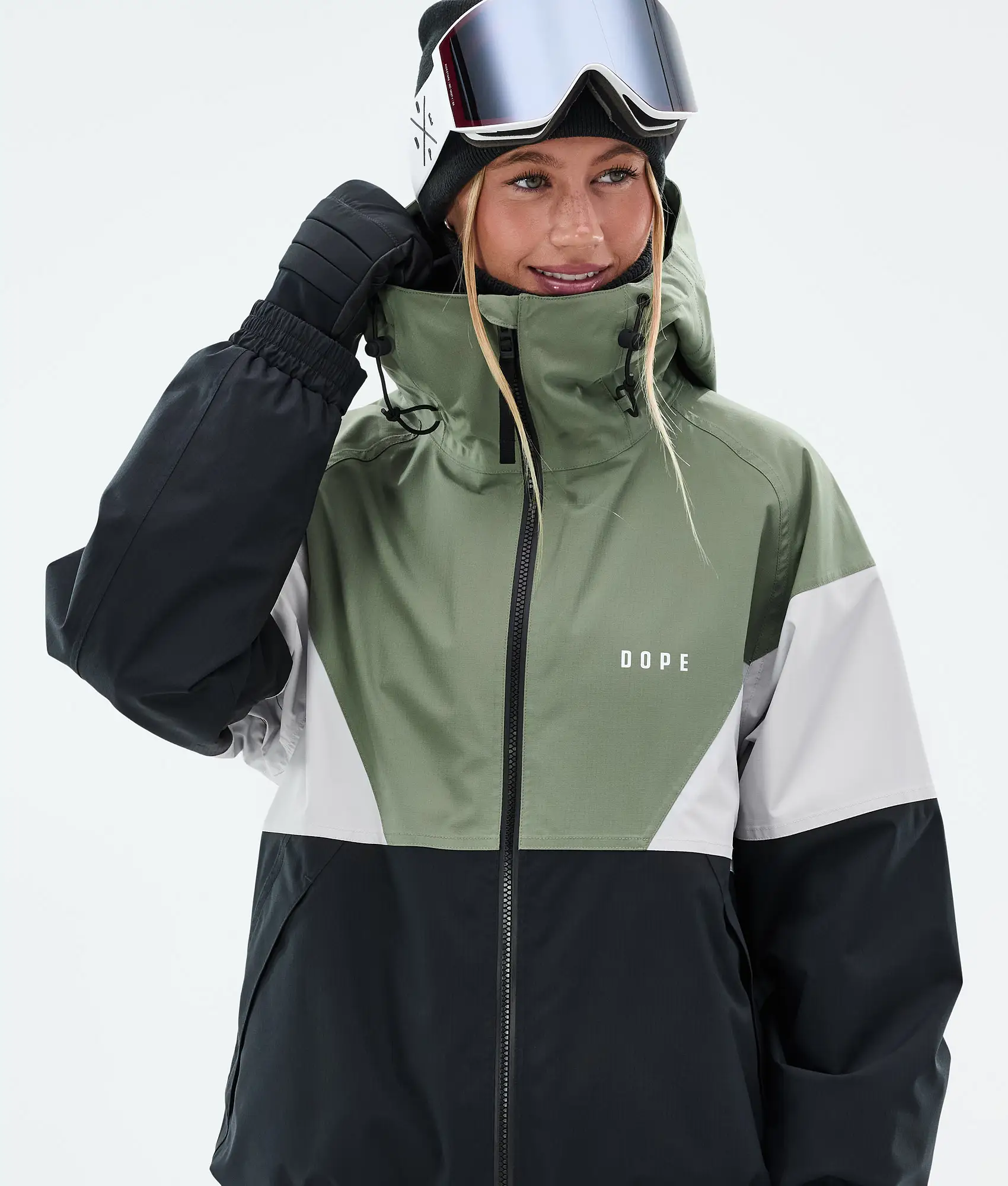 Spartan W Snowboard Jacket Women Sport Moss Green/Light Grey/Black