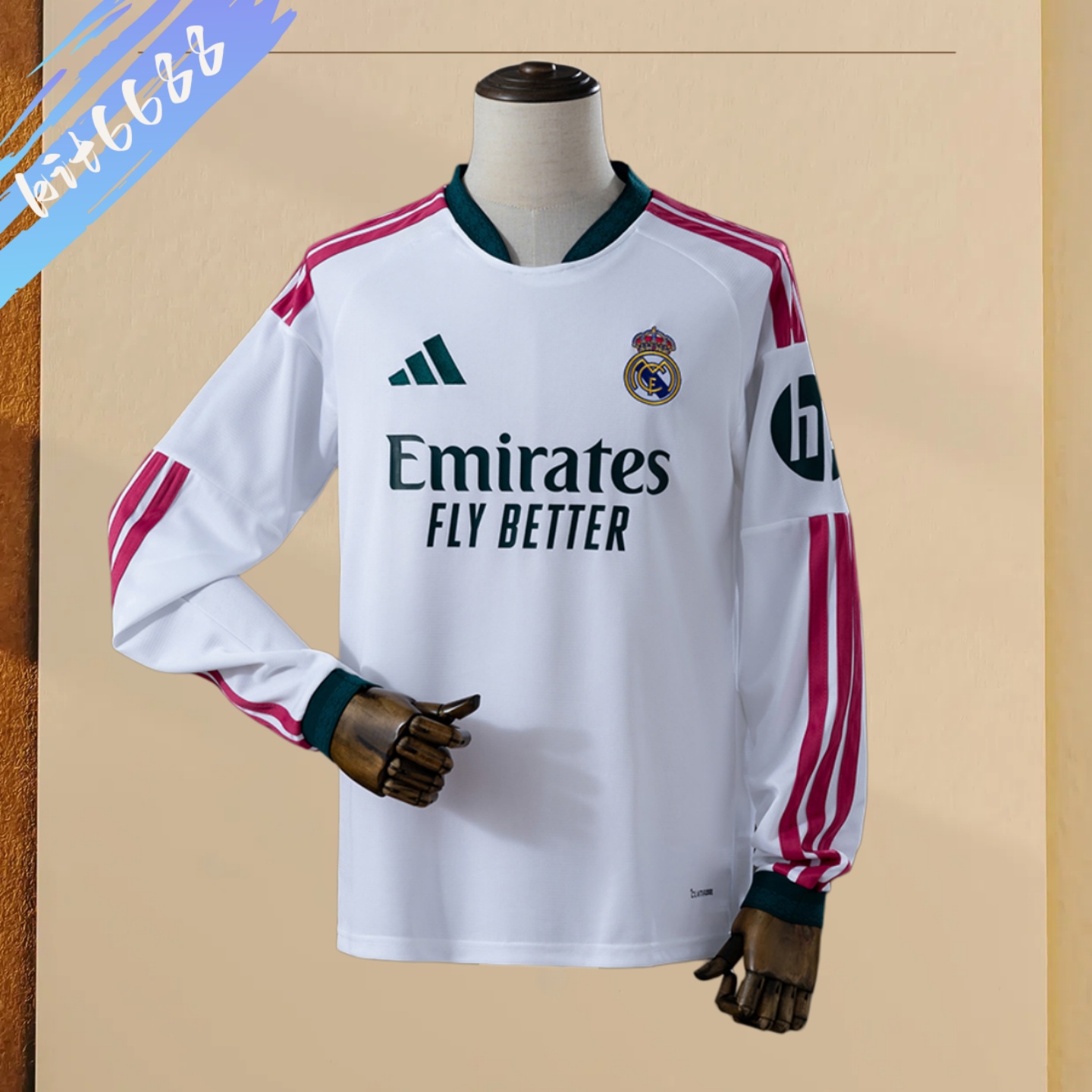 2026/2027 Real Madrid Home Long Sleeve Football Shirt （Fan Edition）
