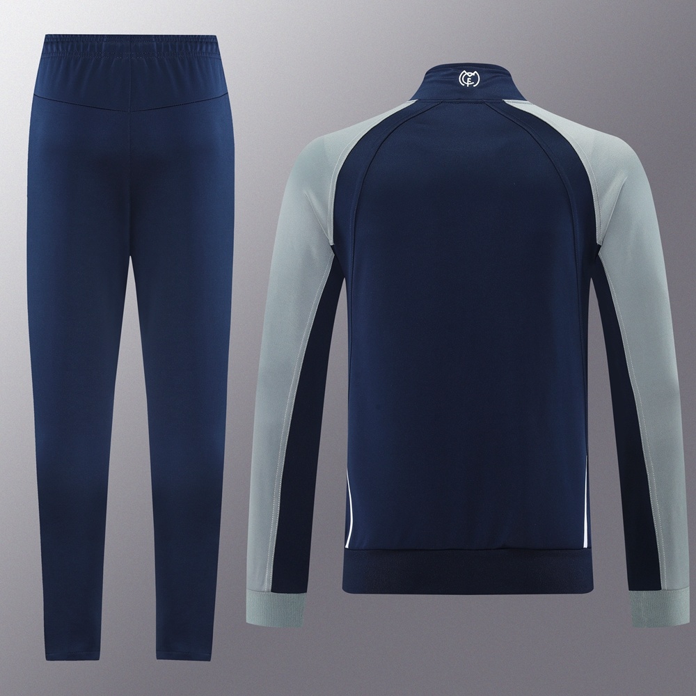 25/26 Real Madrid Full Zipper Training Suit (Adult Set)