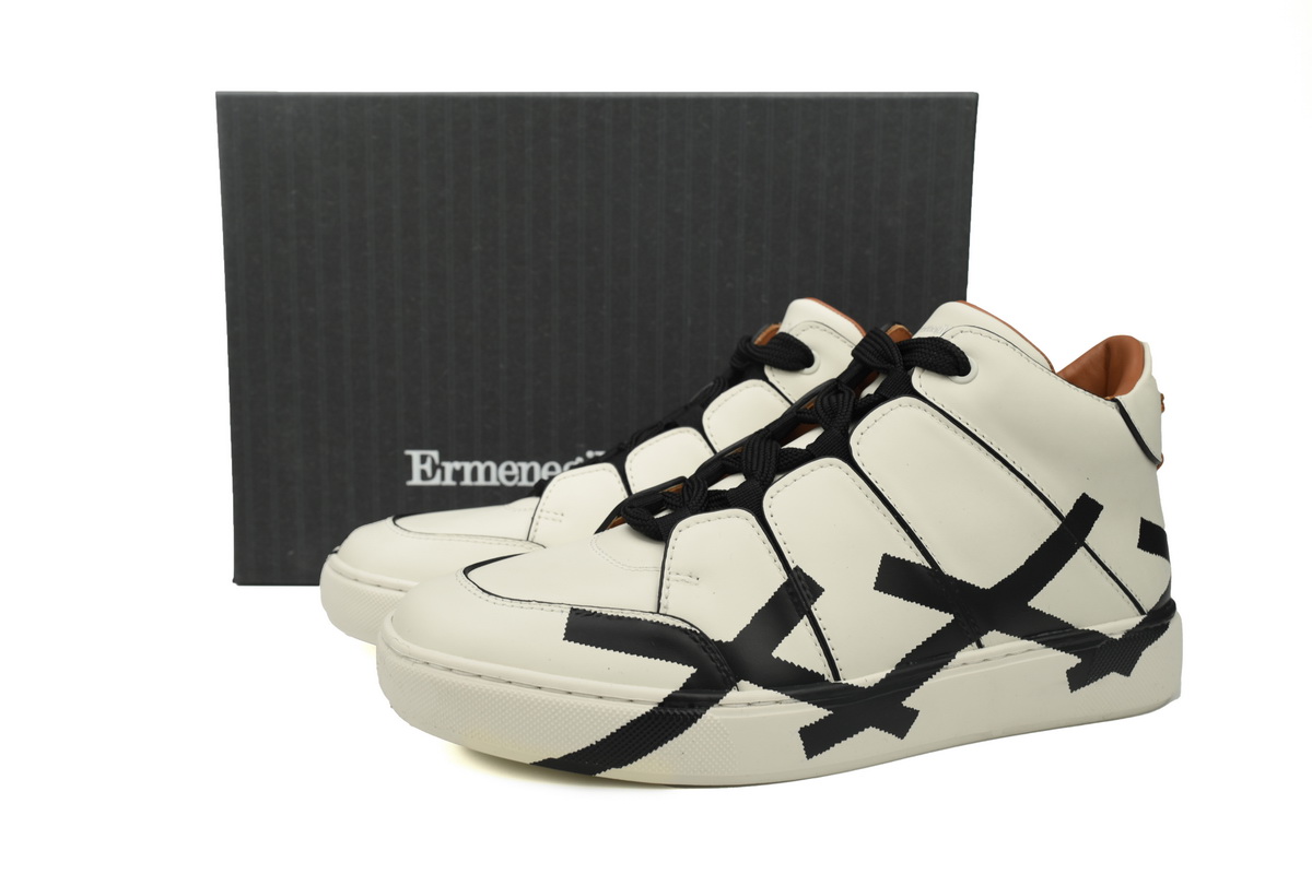 Zegna White Black