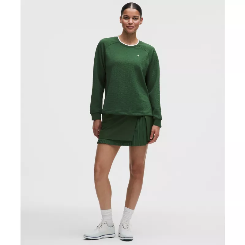 Water-Repellent Pleated High-Rise Golf Skirt