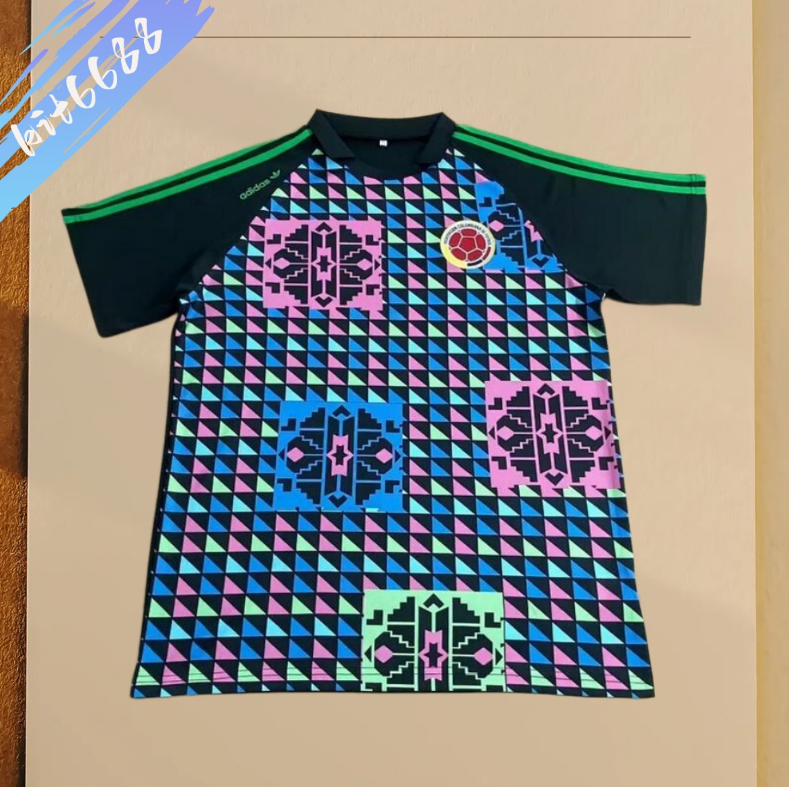 1990 Colombia goalkeeper Retro Football Shirt