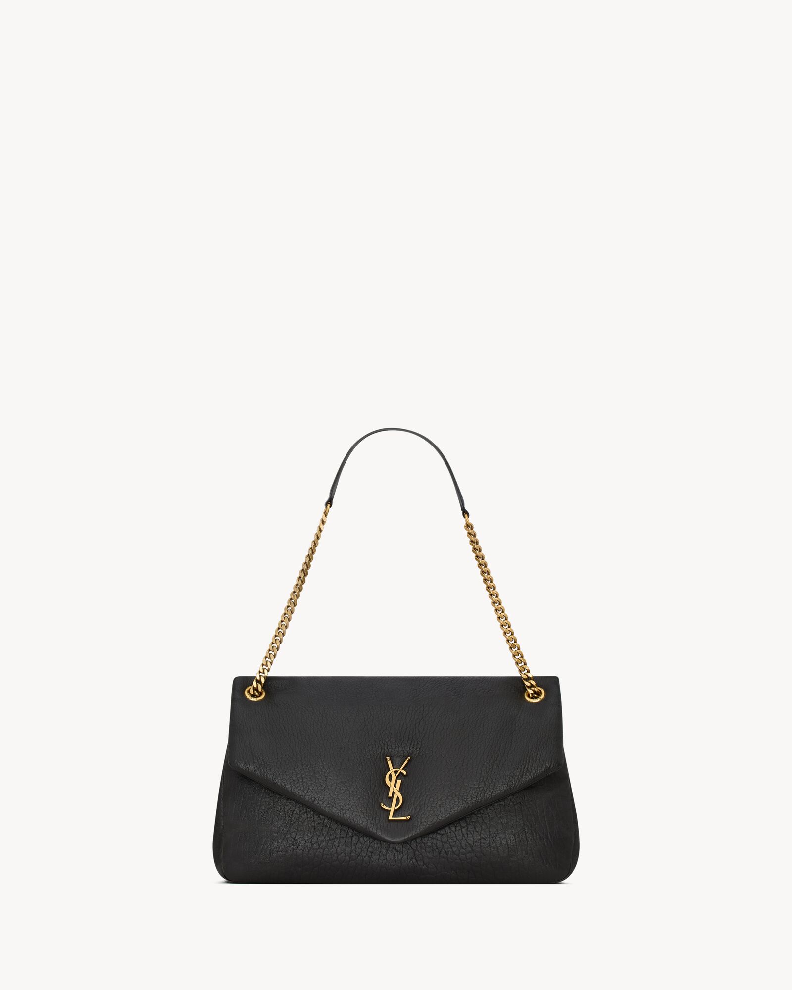 calypso large in grained lambskin BLACK