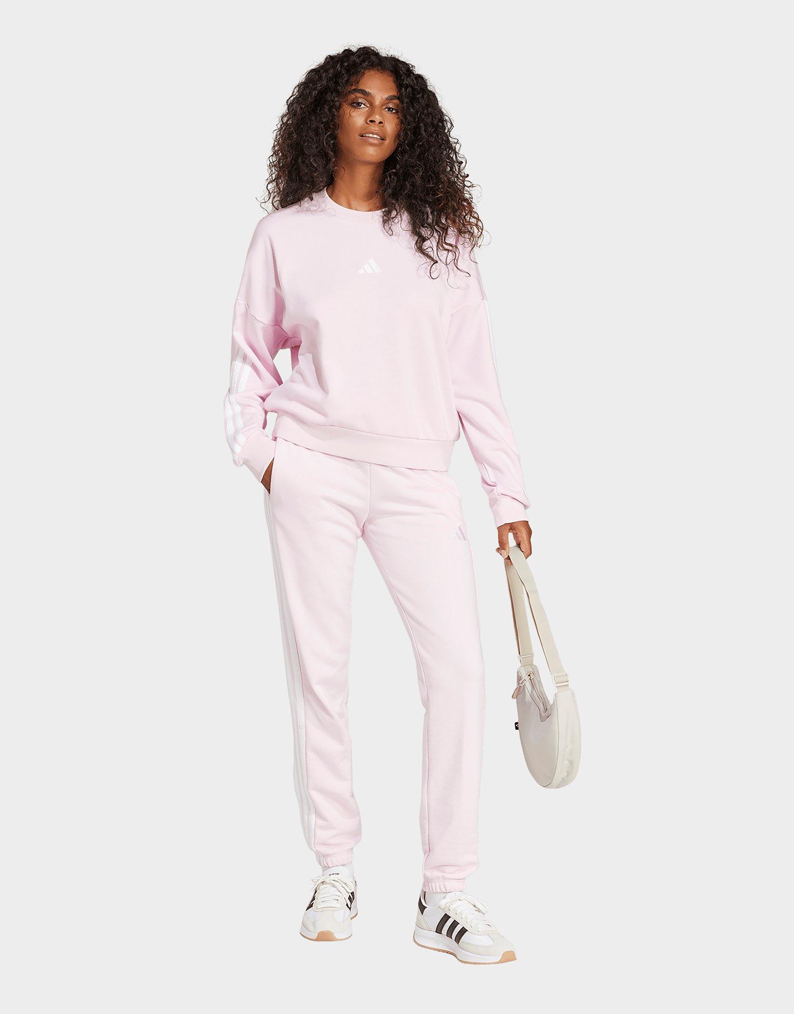 adidas Essentials 3-Streifen French Terry Cuffed Hose