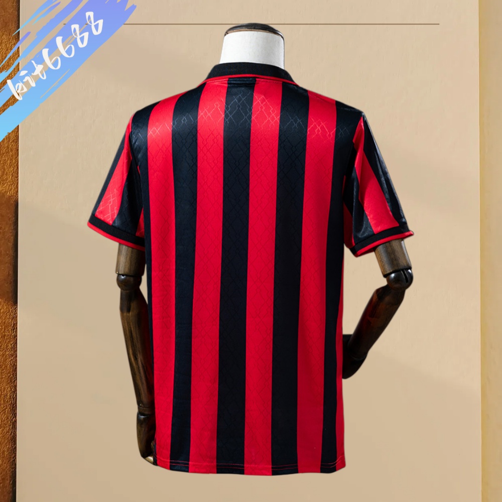 1995/1996 AC Milan Home Retro Football Shirt (Fan Edition)