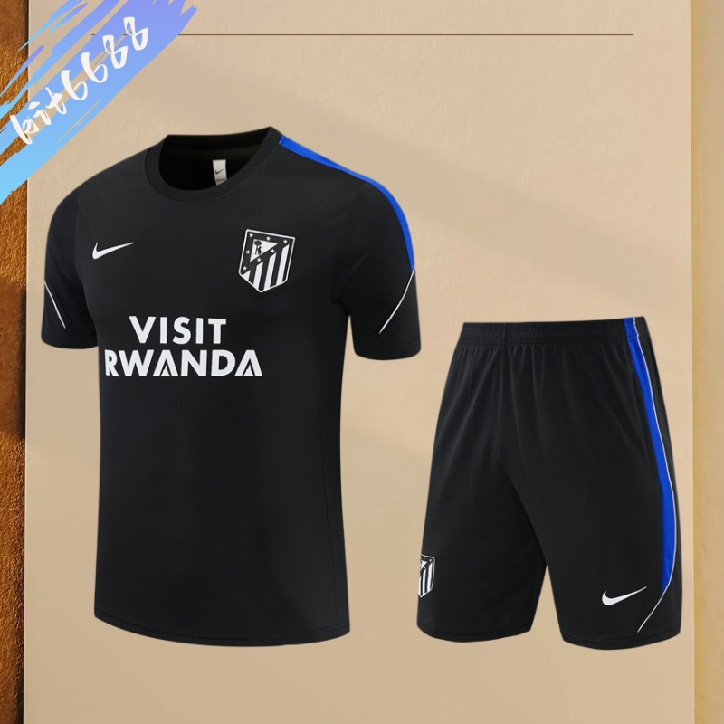 26/27 Atletico Madrid Short Sleeve Training Clothe (adult Kids Kit)