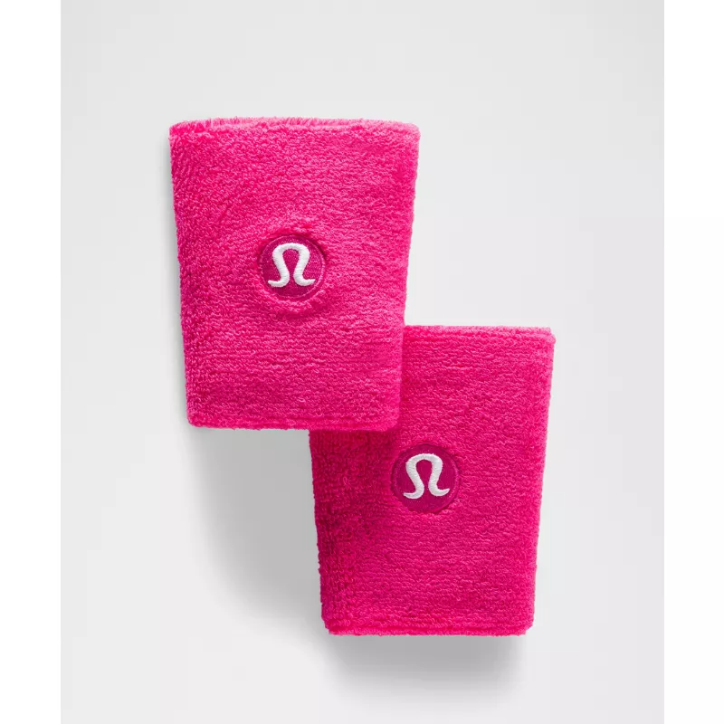 High-Pile Cotton Terry Wristbands2 Pack