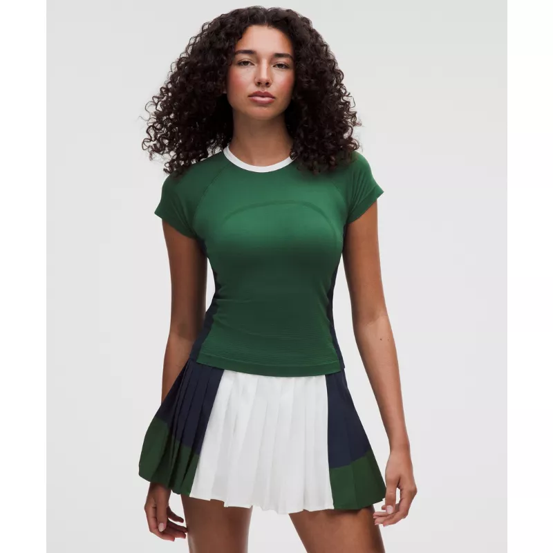 Swiftly Tech Short-Sleeve Shirt 2.0 Waist Length Colourblock