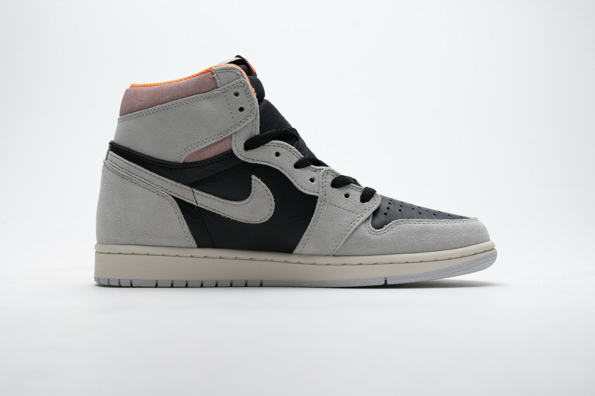 Air Jordan 1 Retro High Neutral Grey Hyper Crimson 555088-018
