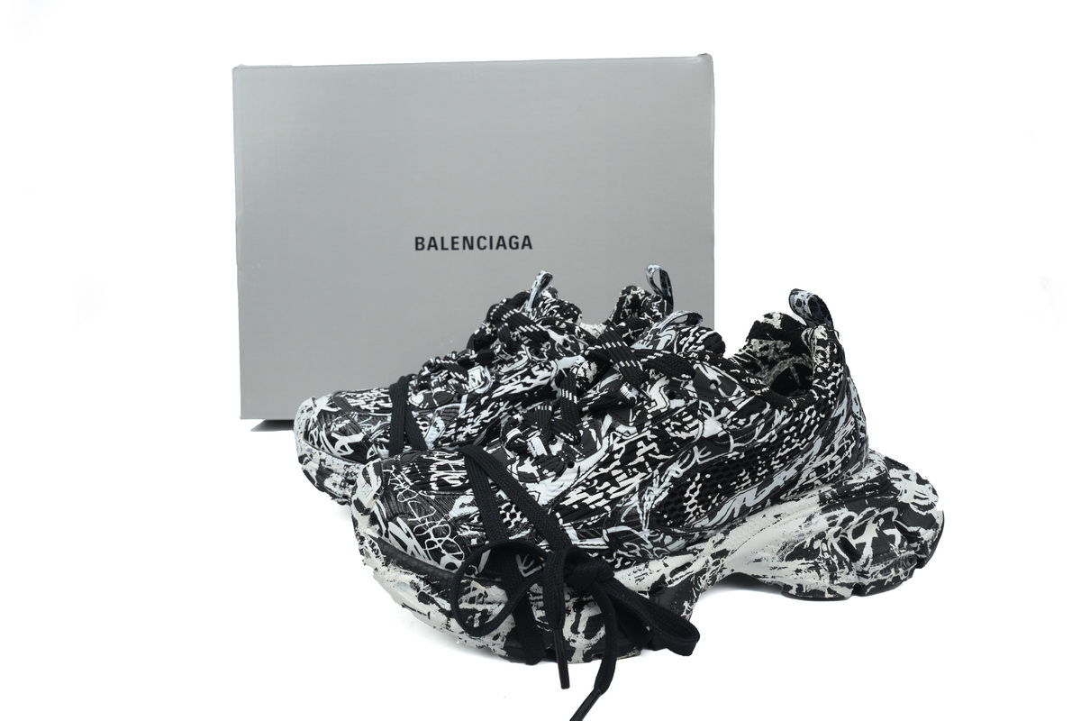 Balenciaga Luminous Black Graffiti 734731 W3XDC 0236
