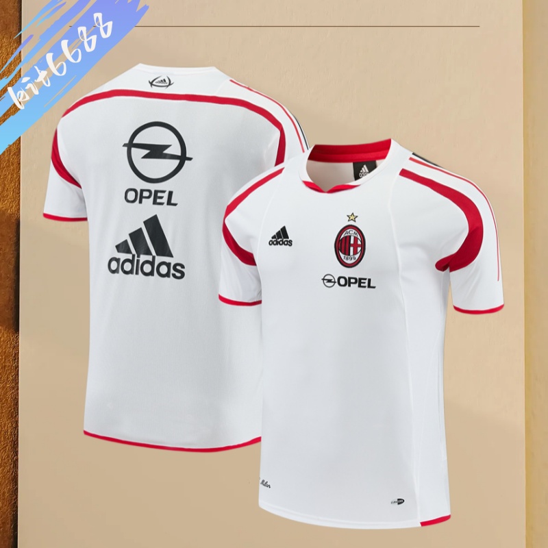 04/05 AC Milan retro training suit short sleeved football shirt