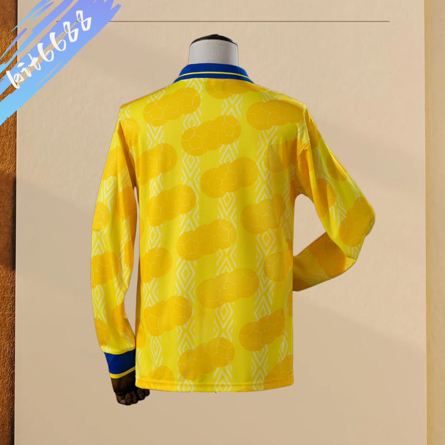 1994 Colombia home  Long-sleeved Retro Football Shirt