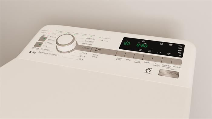 WHIRLPOOL - Lavatrice ZEN TDLR 6252BS IT 6 Kg Classe B-Bianco