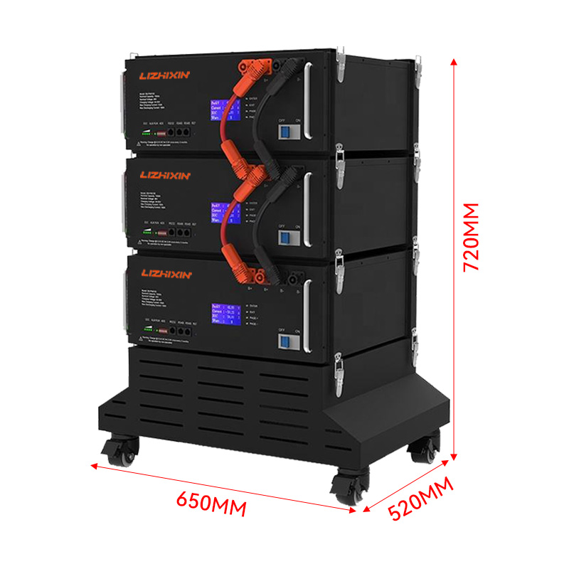 Rack mounted battery 51.2v 400ah
