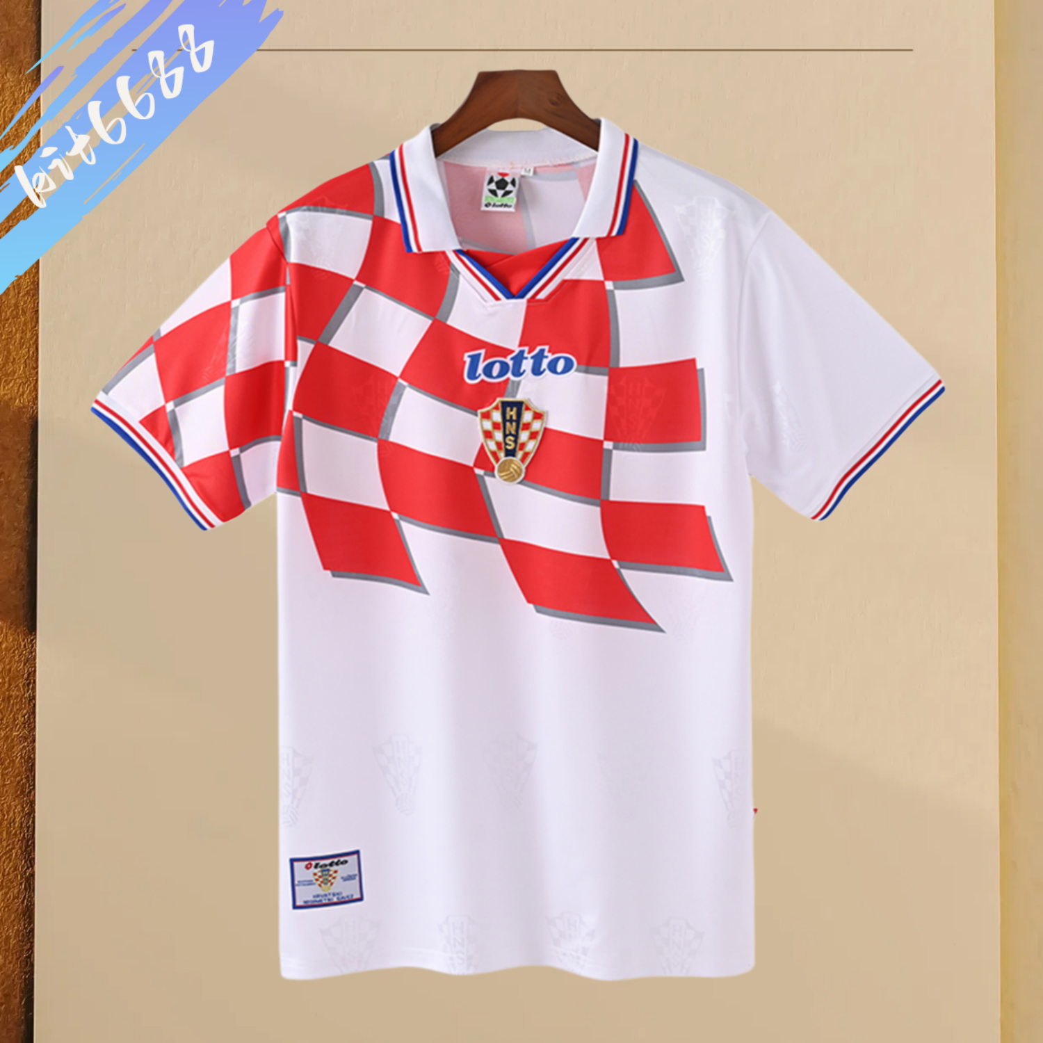 1998 Croatia home football shirt（Retro）