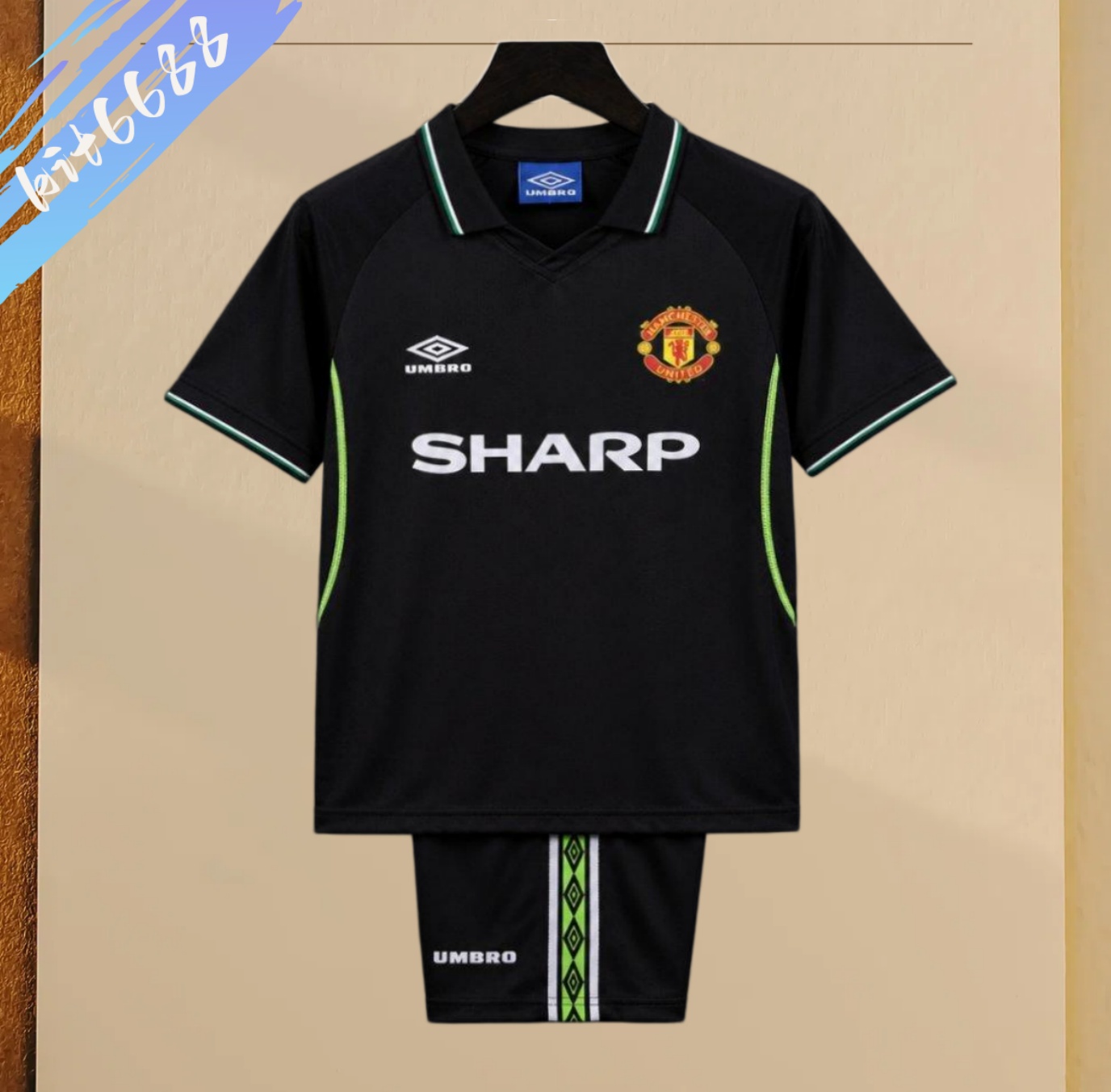 98/99 Manchester United Third Away Retro Football Shirt ( Kids Kit )