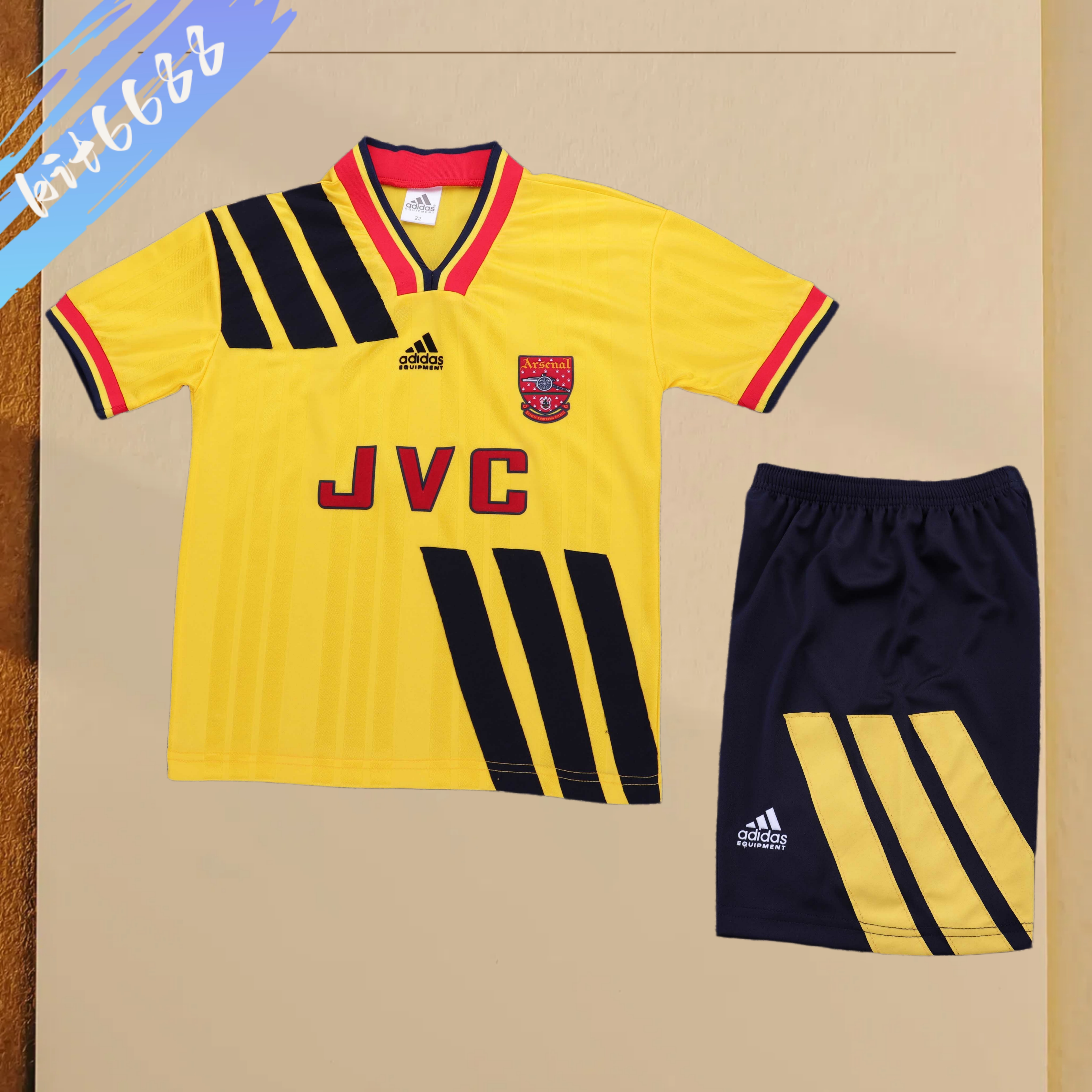 93/94 Arsenal Away Retro Football Shirt (Kids Kit)