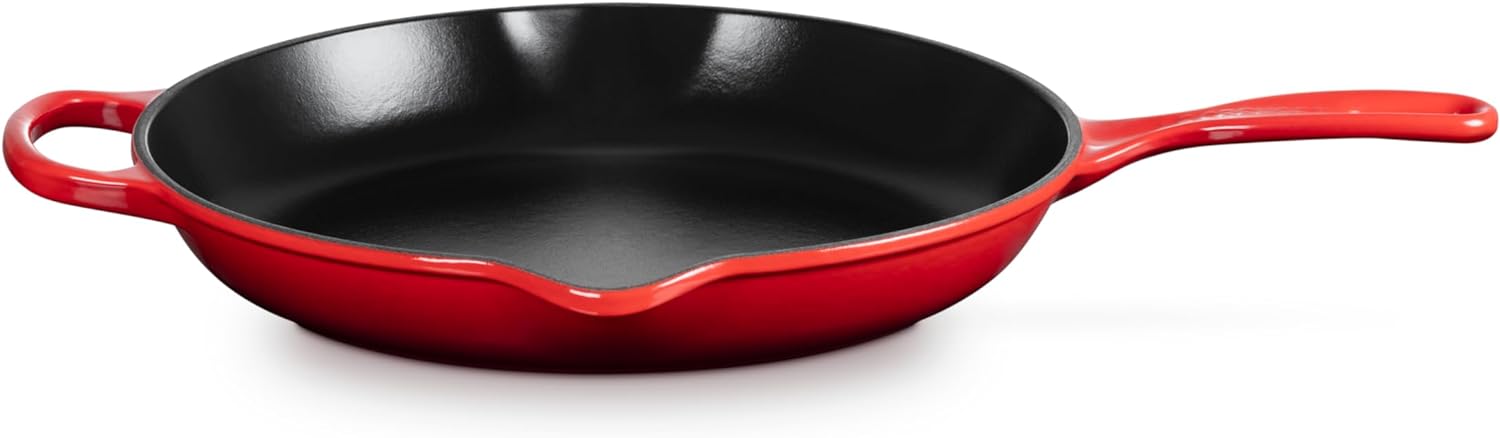 Le Creuset Enameled Cast Iron Signature Iron Handle Skillet. 11.75. Cerise