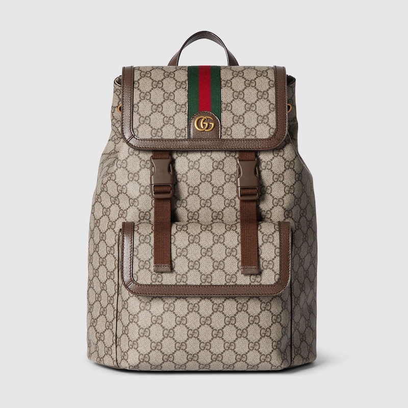 Ophidia small backpack Green and red Web