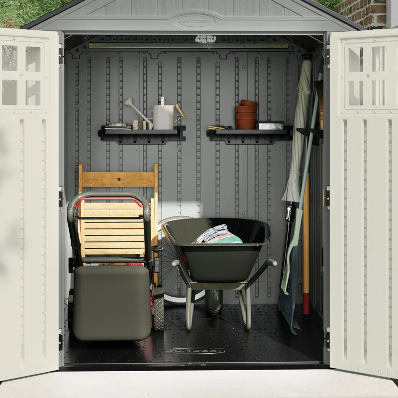 Suncast 6 ft. x 5 ft. Resin Storage Shed