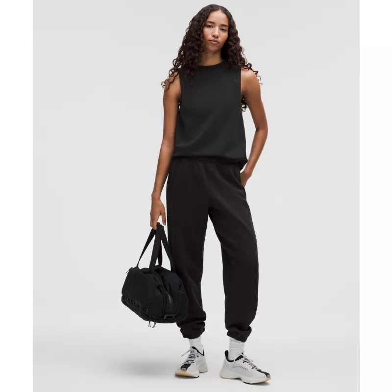 Cotton Jersey Stitch-Detail Tank Top