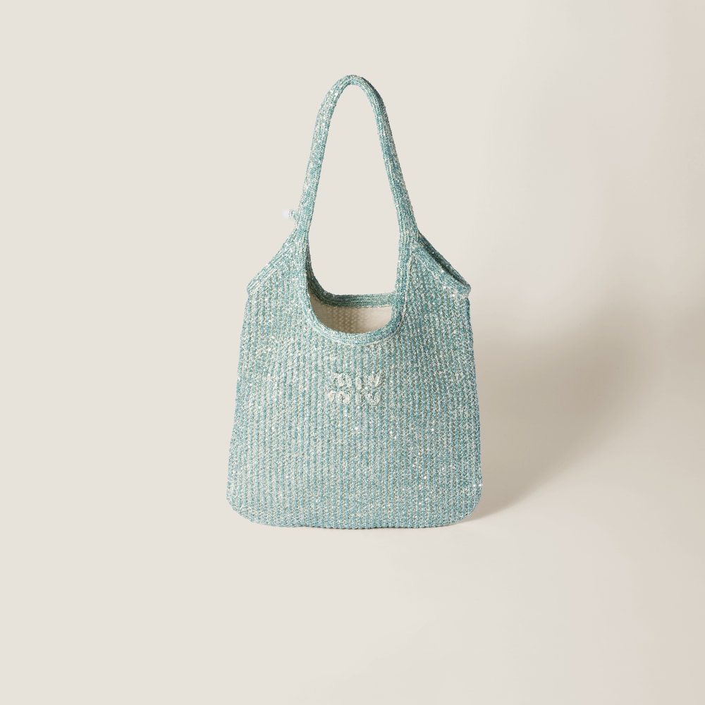 IVY sequin mesh bag Anise