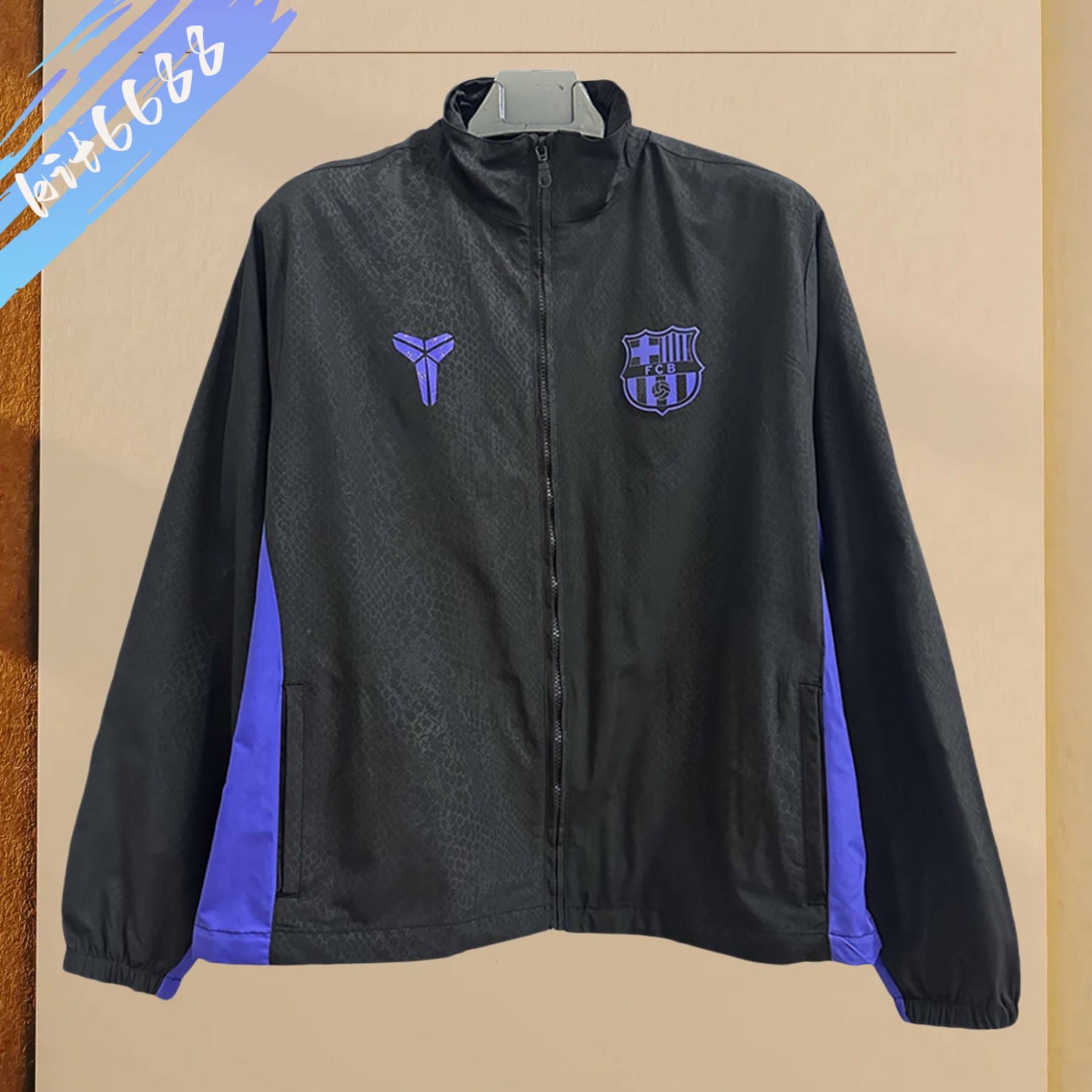 2025/2026 Barcelona Black Mamba Collaboration Windbreaker