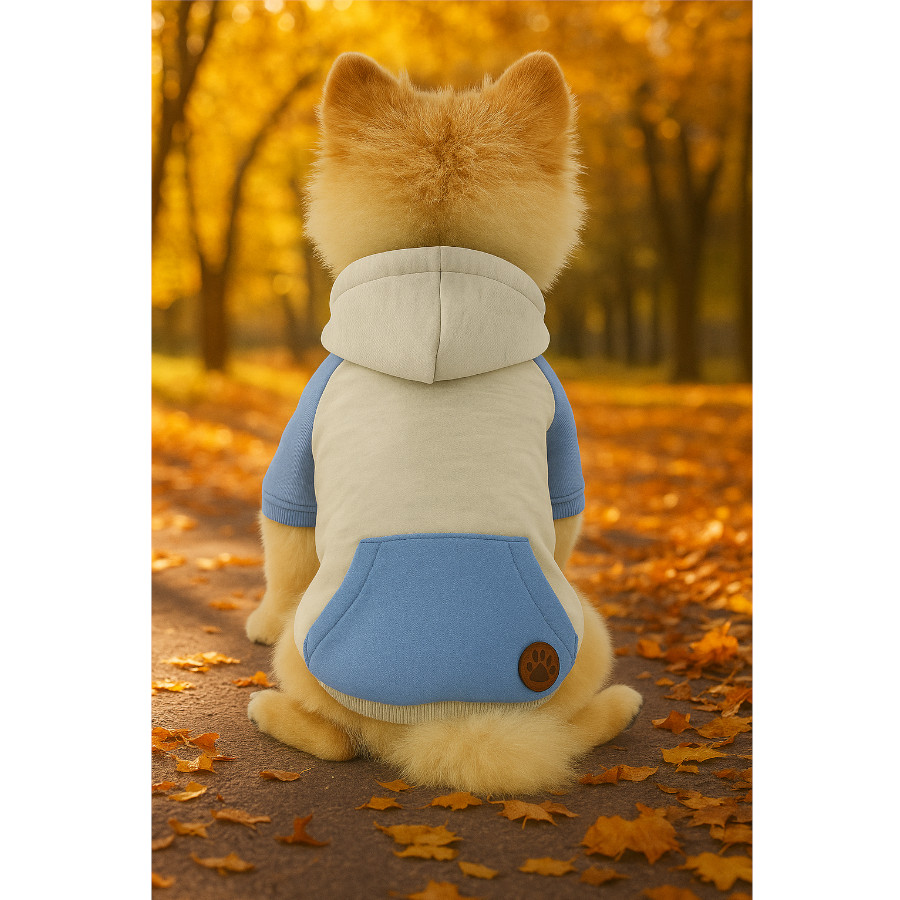 Outech Sudadera con Capucha Azul para perros