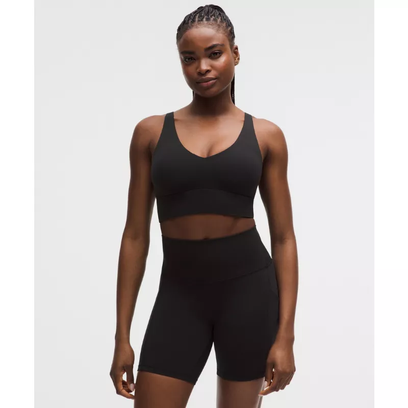 lululemon Focuser V-Neck Bra Light Support, C/D Cup