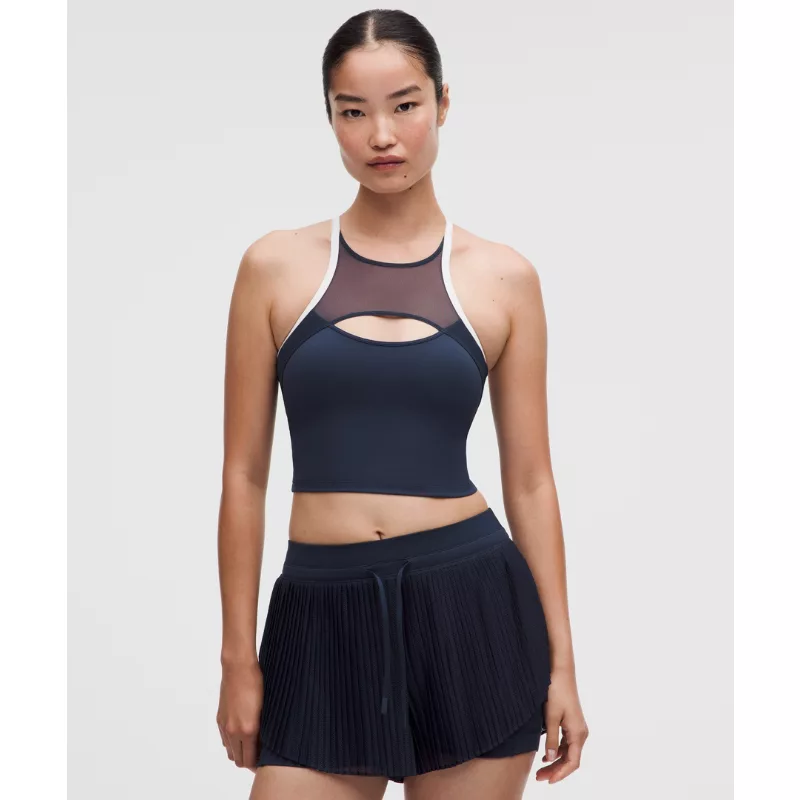Ace Advantage Mesh-Panel Tennis Tank Top
