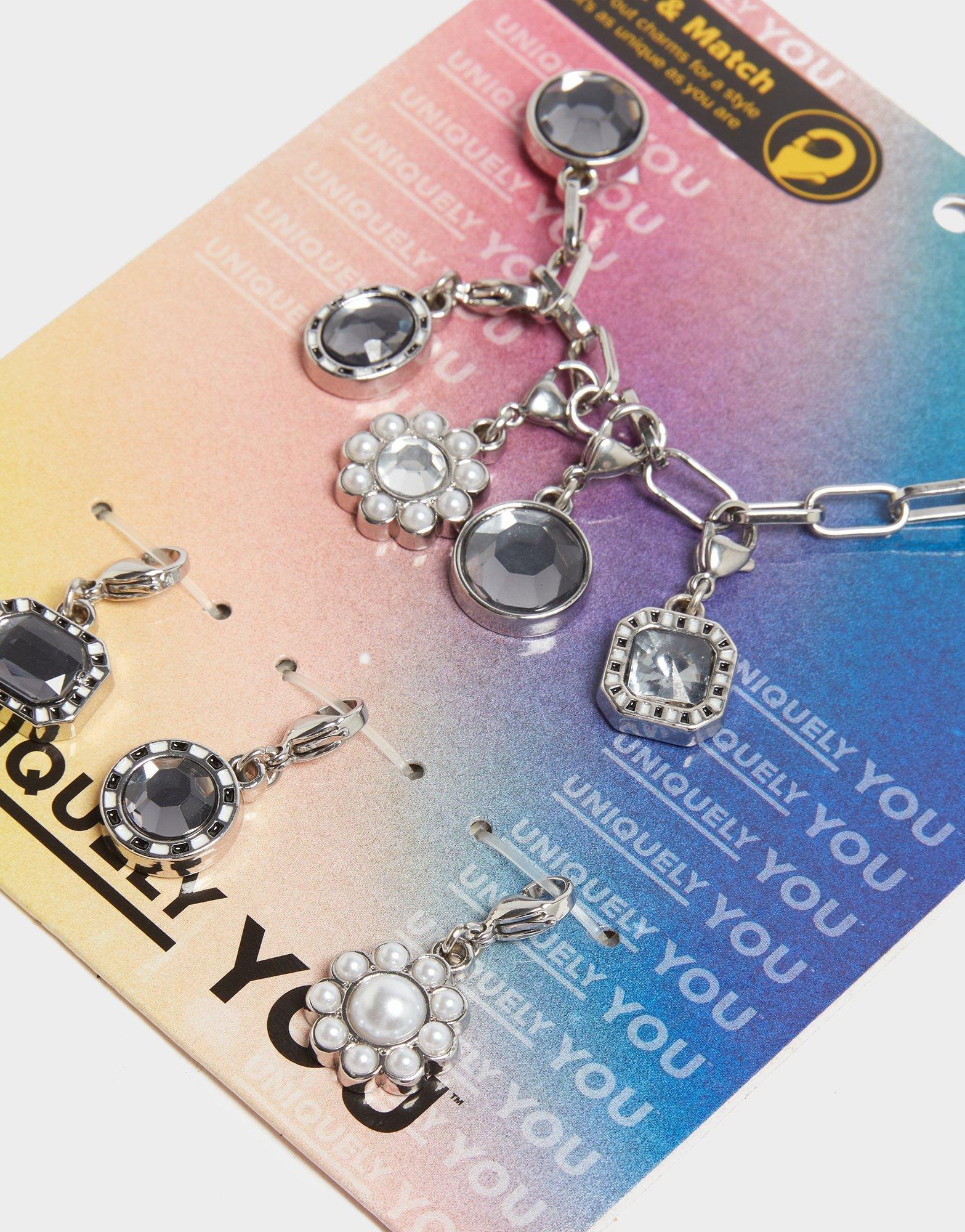 Crocs 4er-Pack Silver Chain Jibbitz Anhänger