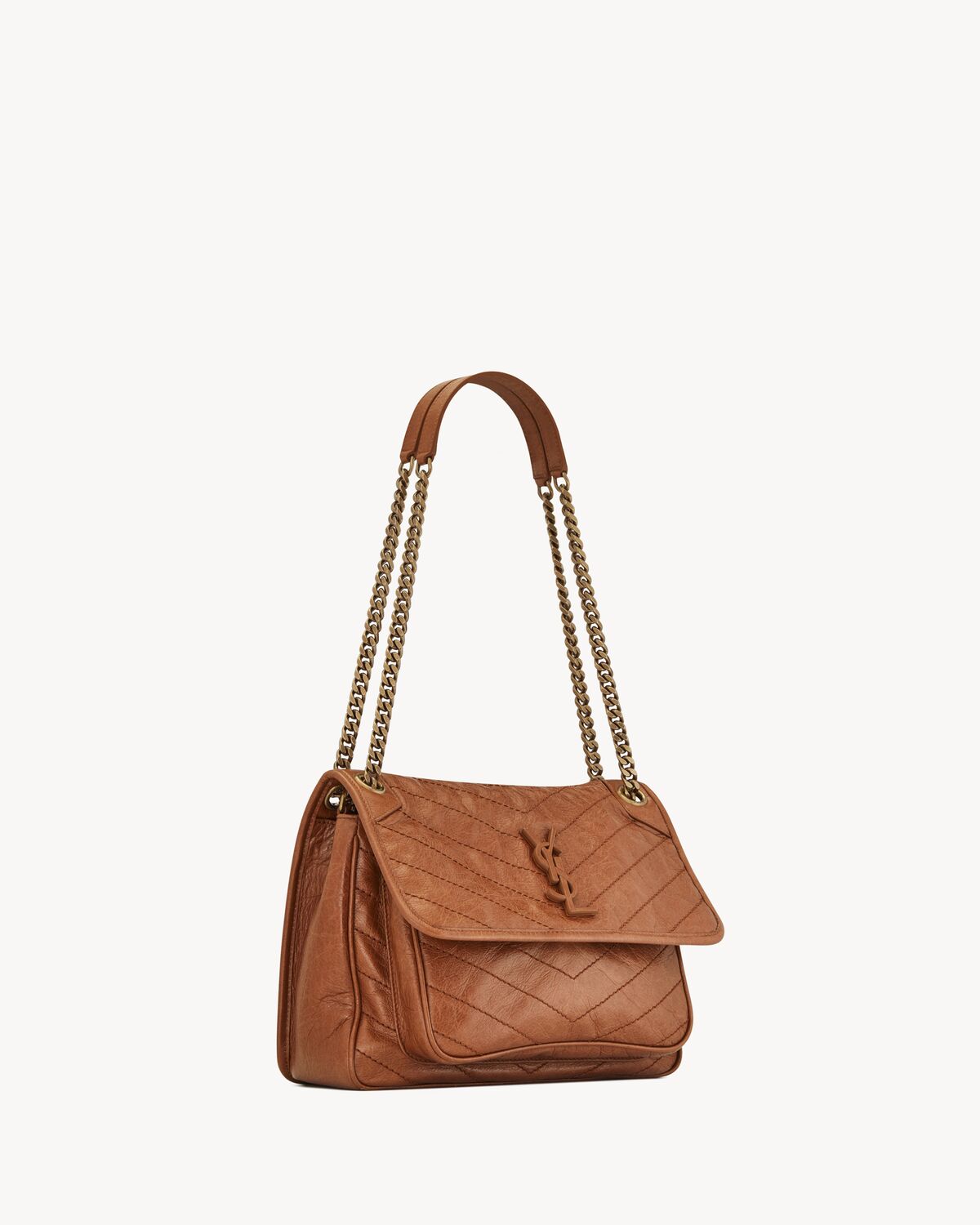 niki medium in vintage leather LIGHT CARAMEL