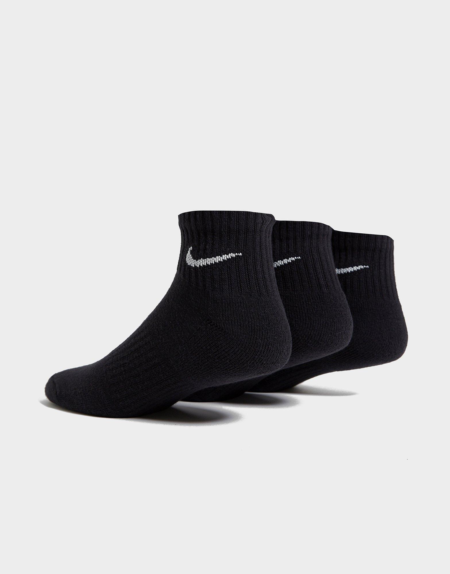 Nike 3er-Pack Cushioned Viertelsocken
