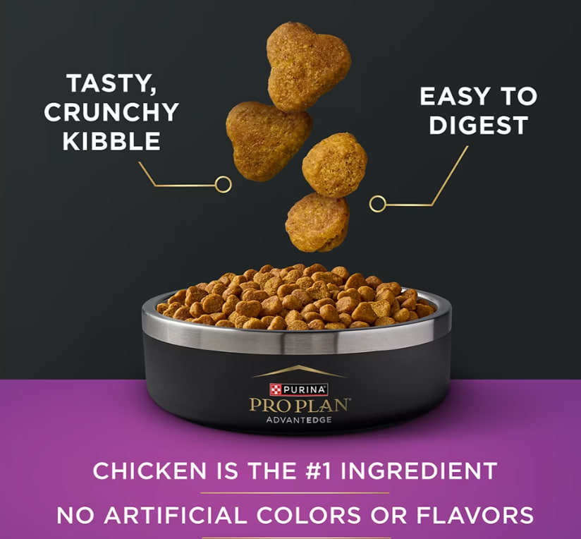 New Product Pro Plan AdvantEDGE Adult 7+ Senior Support+ Chicken & Rice Formula Dry Cat Food