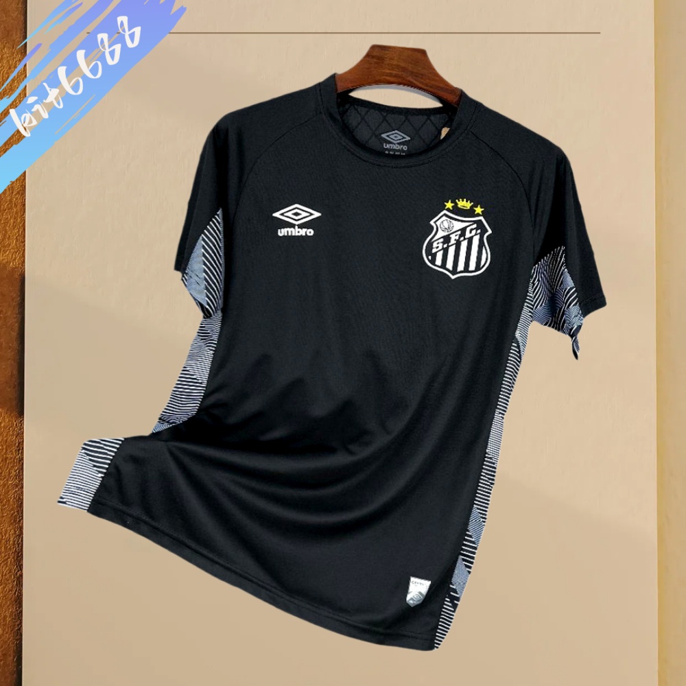 2025/2026 Santos Black Goalkeeper Football Shirt (Fan Edition)