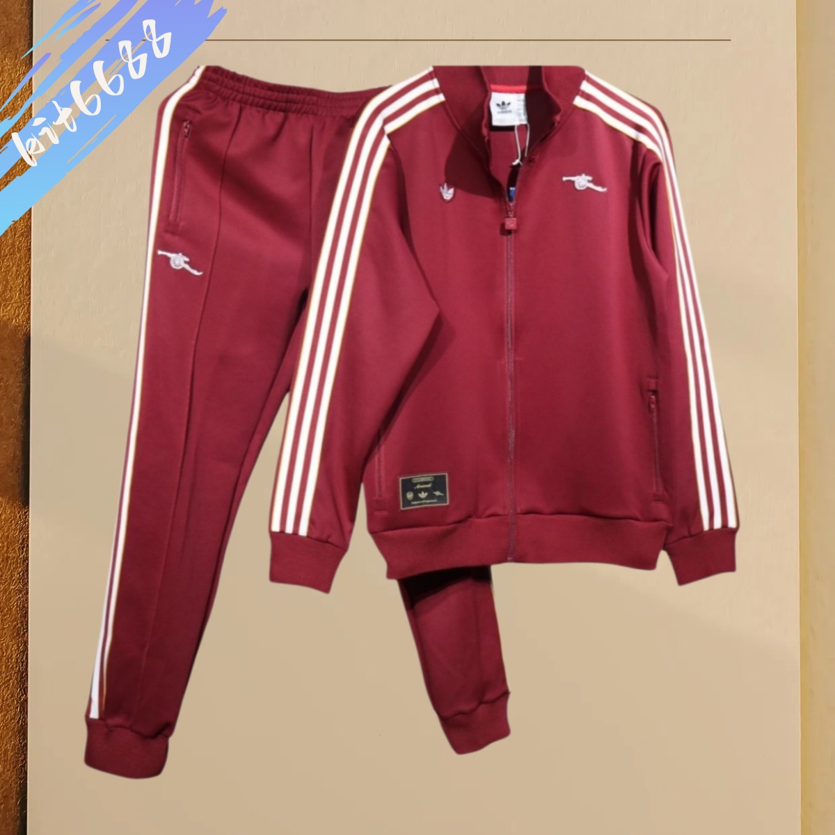 2025/2026 Arsenal Autumn/Winter Football Chengxiu Zipper Embroidered Sweatshirt