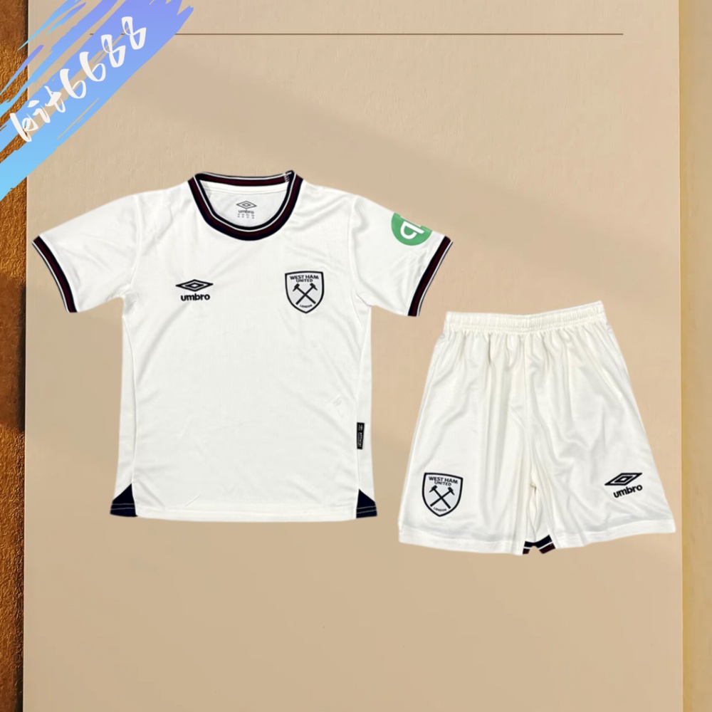 2025/2026 West Ham United Away Football Shirt (Kids Kit)