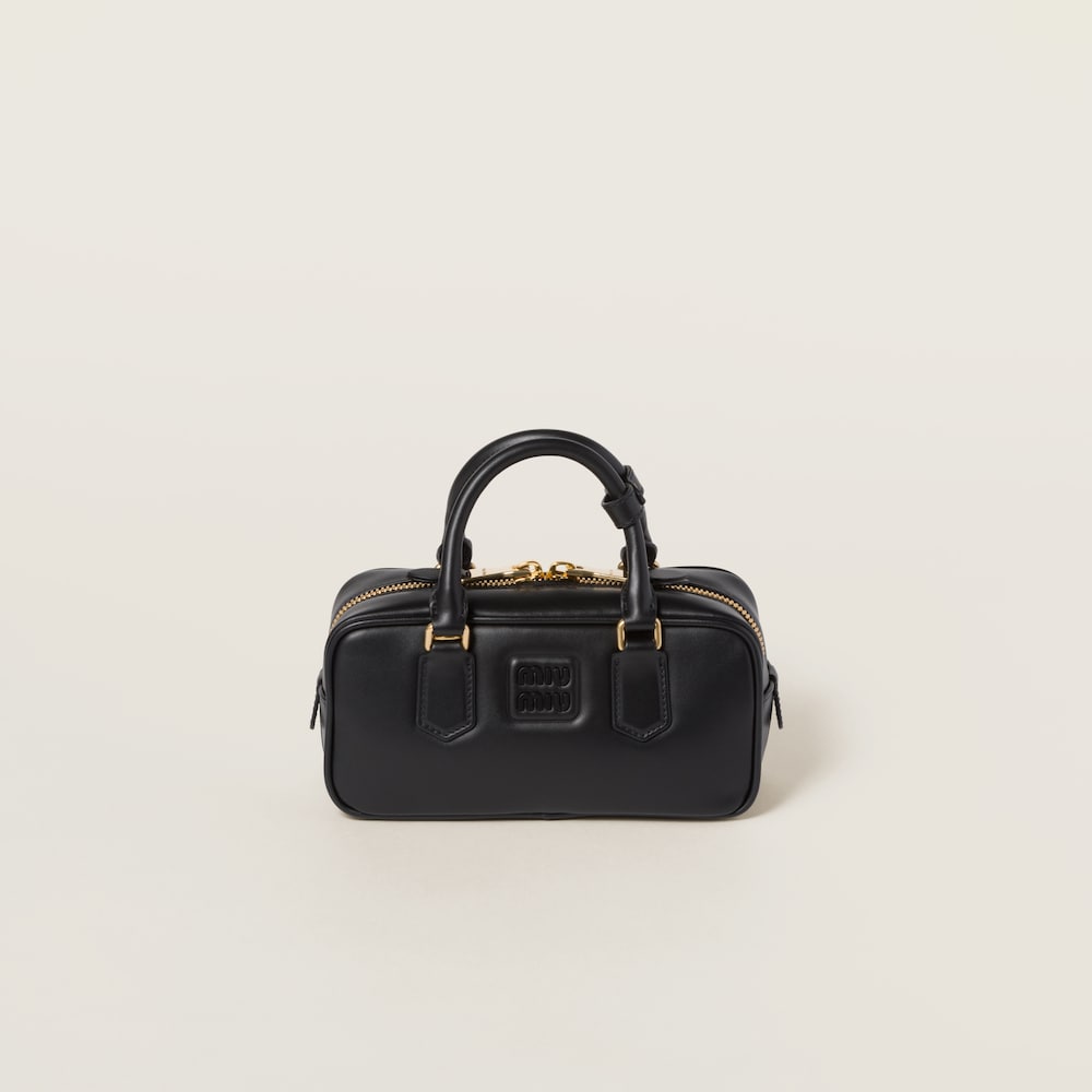 Arcadie leather bag Black