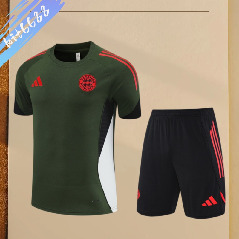 25/26 Bayern short sleeves training suit (Adult Kids Kit)