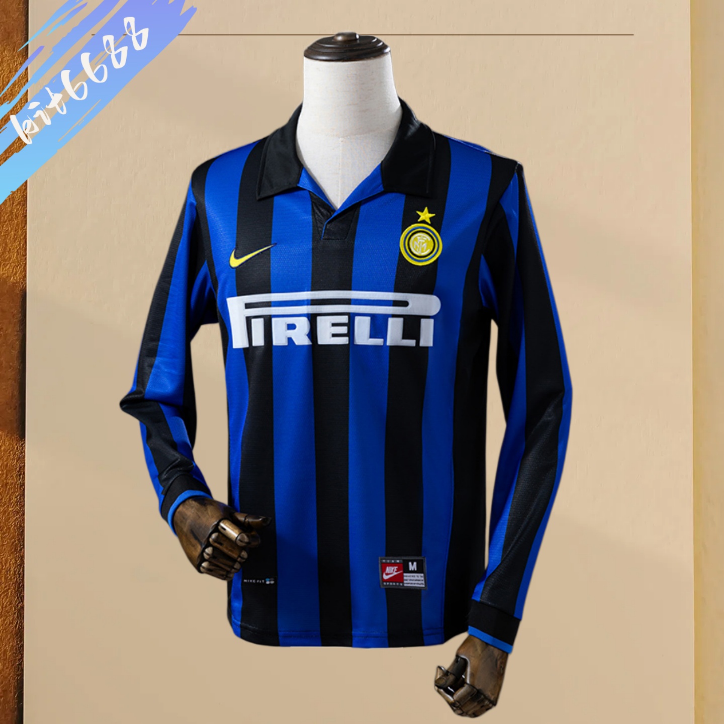 1998/1999 Inter Milan Home Retro long-sleeved Football Shirt