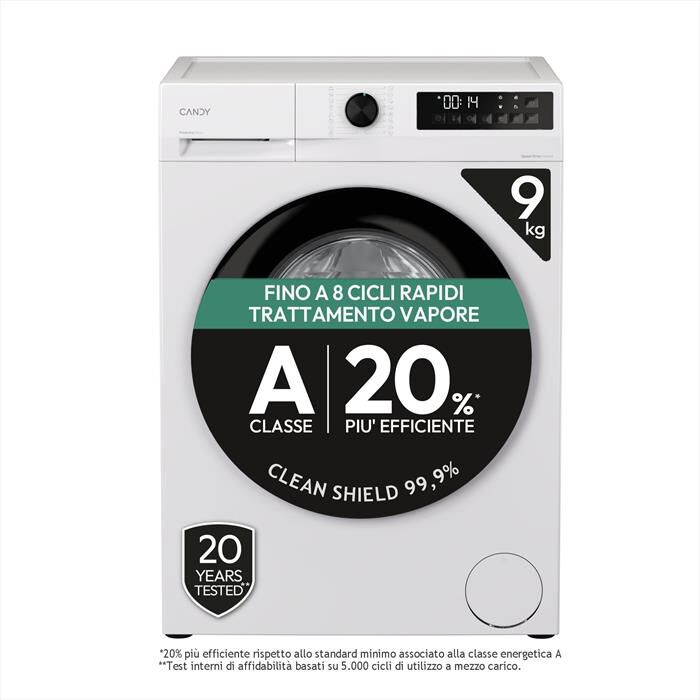 CANDY - Lavatrice 9Kg GD 49B8-S Classe A-Bianco