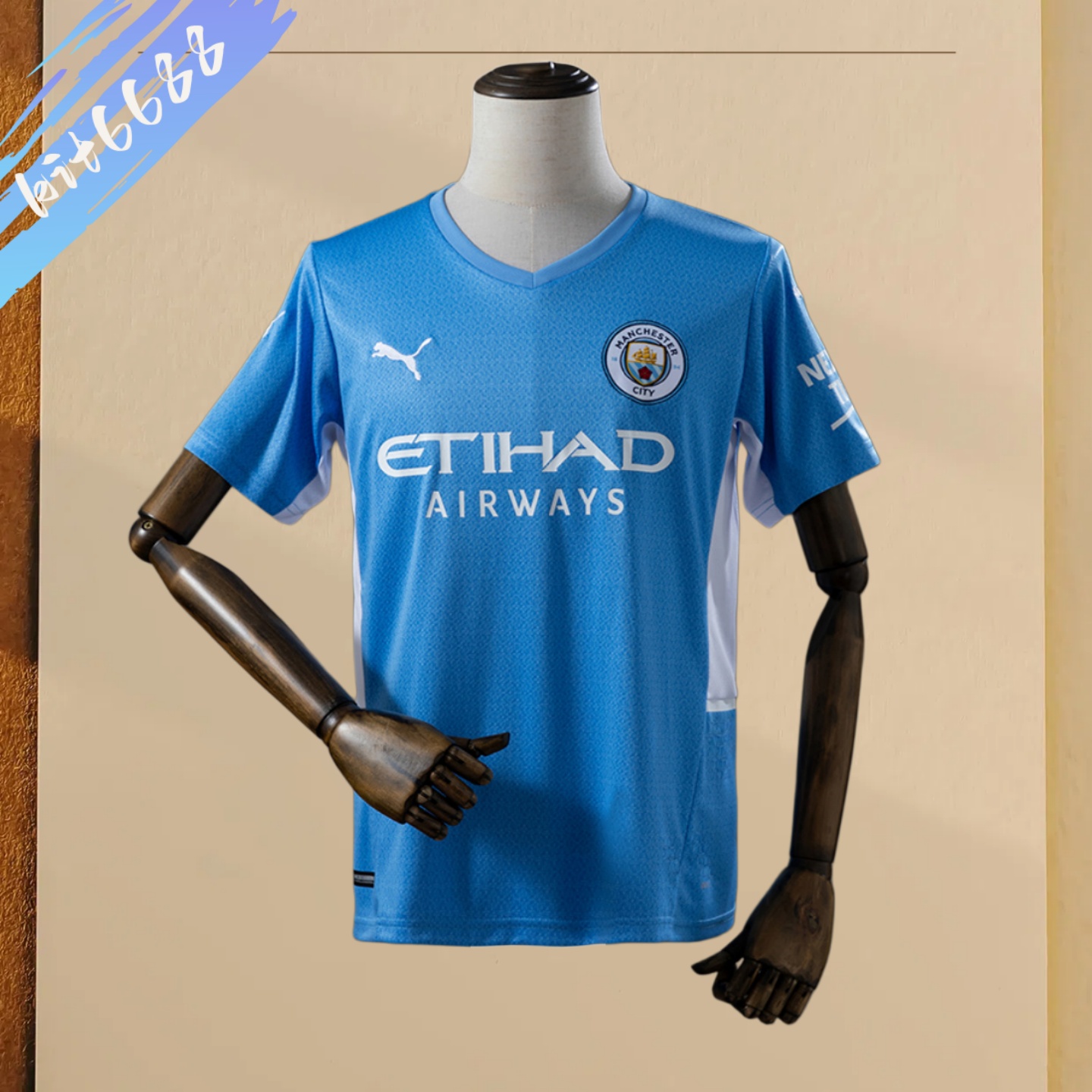 21/22 Manchester City Home Retro Football Shirt