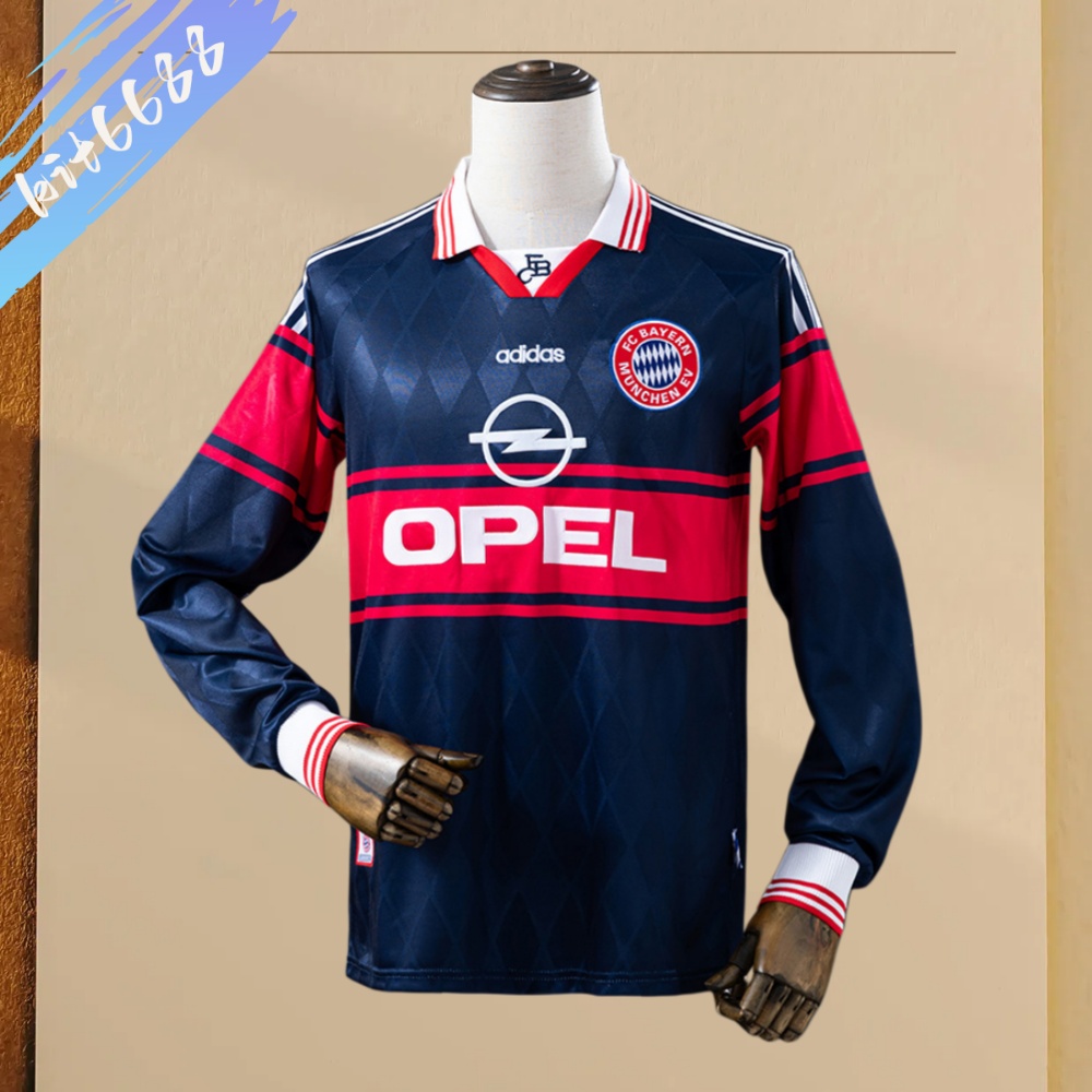 97/98 Bayern Munich home Retro long sleeves Football Shirt