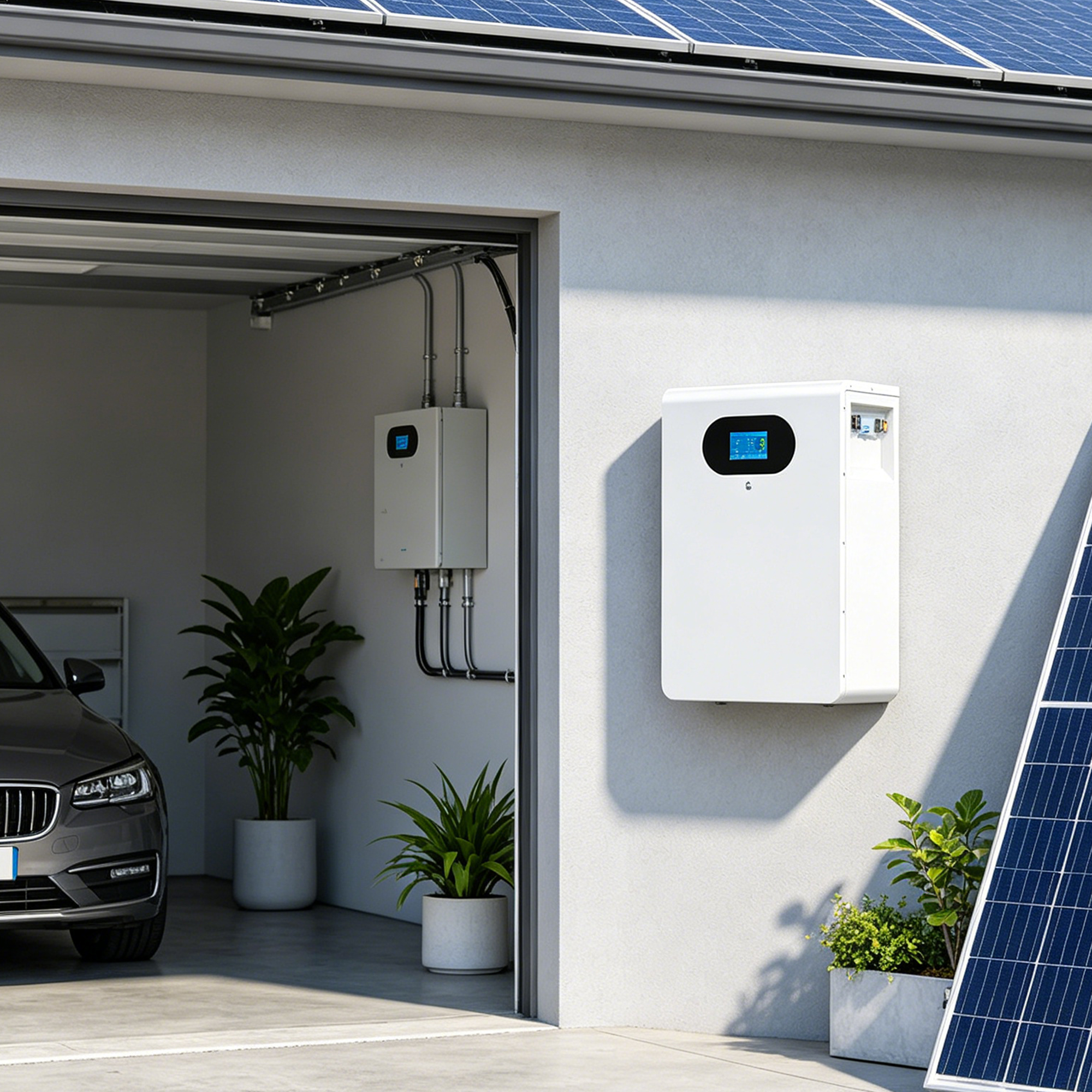 25.6V 200Ah 2P8S 10.2KWH Wall-mounted Battery