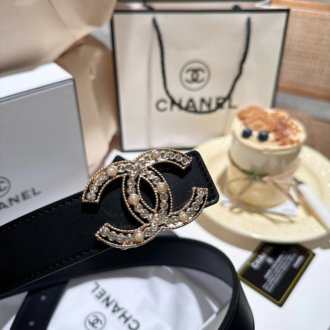 double C pearl belt