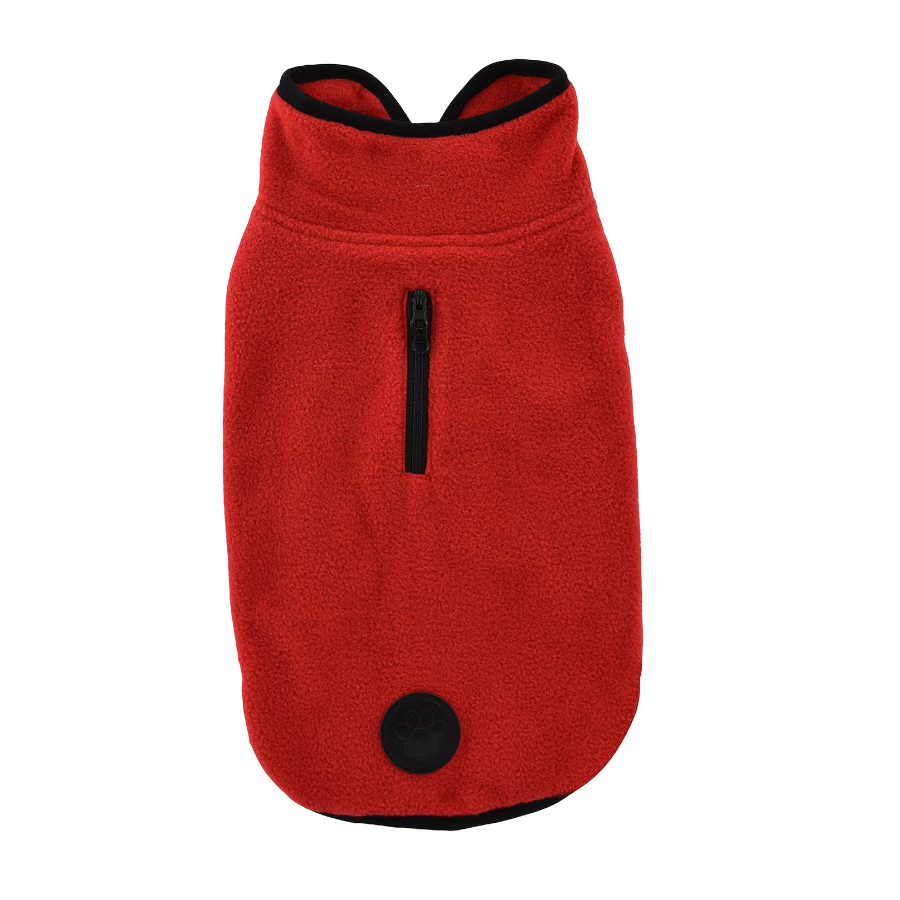 Nayeco Abrigo Fleece Jacket Rojo para perros