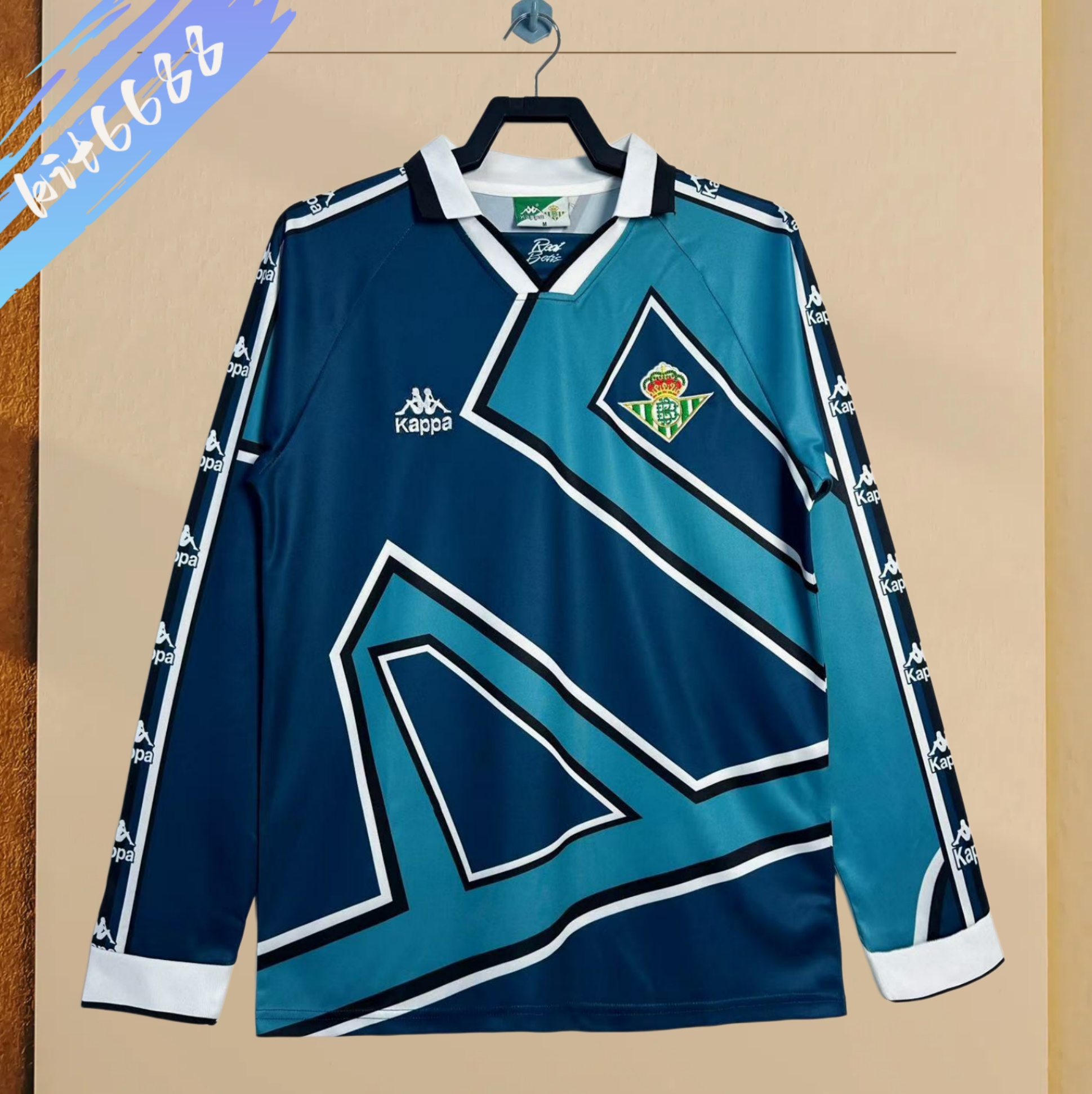 1995/1997 Real Betis Away long sleeves Retro Football Shirt (Retro)