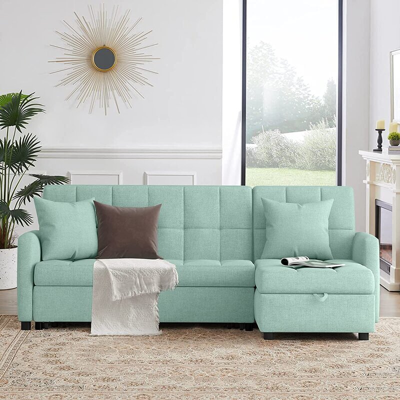 81.9'' Square Arm Sofa Bed