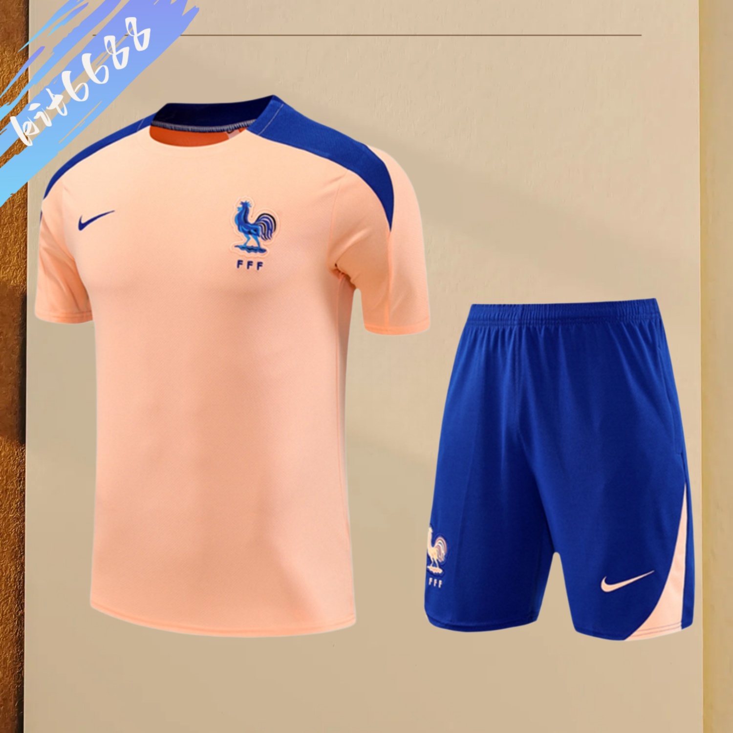 2025/2026 France Short Sleeve Training Kit (Adult Kit)